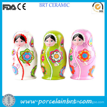 Small Beauty Ceramic Russian Dolls